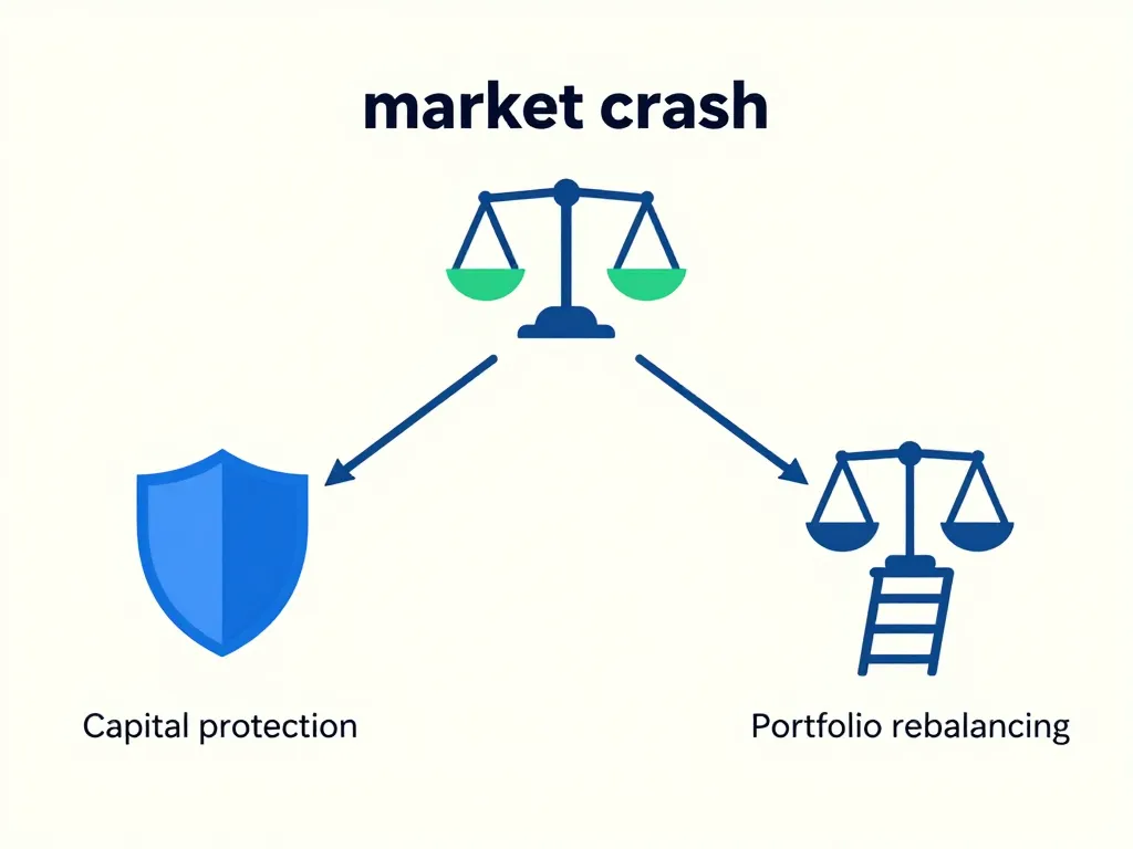 diagramme baisse crypto protection et opportunités
