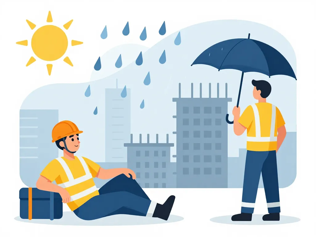 cibtp grand ouest illustration congés intempéries