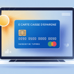 illustration sécurité paiement e carte caisse d'epargne