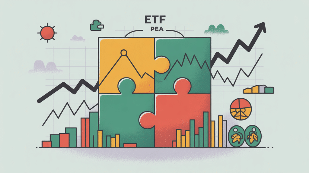 ETF PEA : les plus performants illustration stylisée
