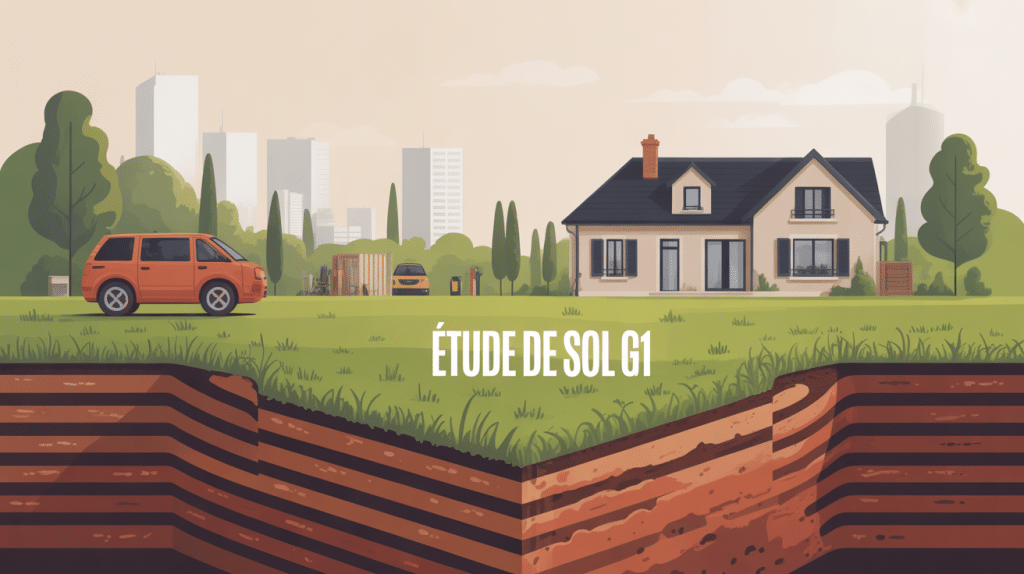 etude de sol g1 schéma terrain maison sécurisée