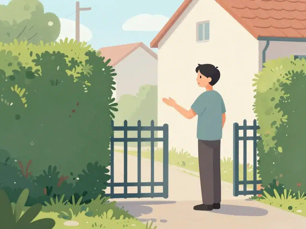 mon voisin passe sur mon terrain sans autorisation discussion limites