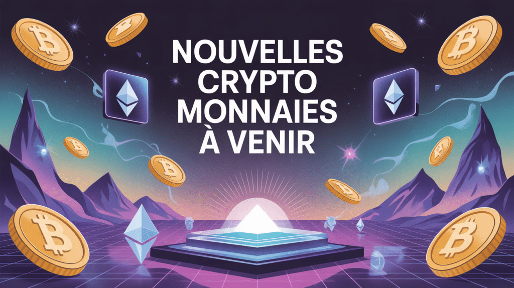 illustration nouvelle crypto monnaie à venir 2025