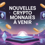 illustration nouvelle crypto monnaie à venir 2025