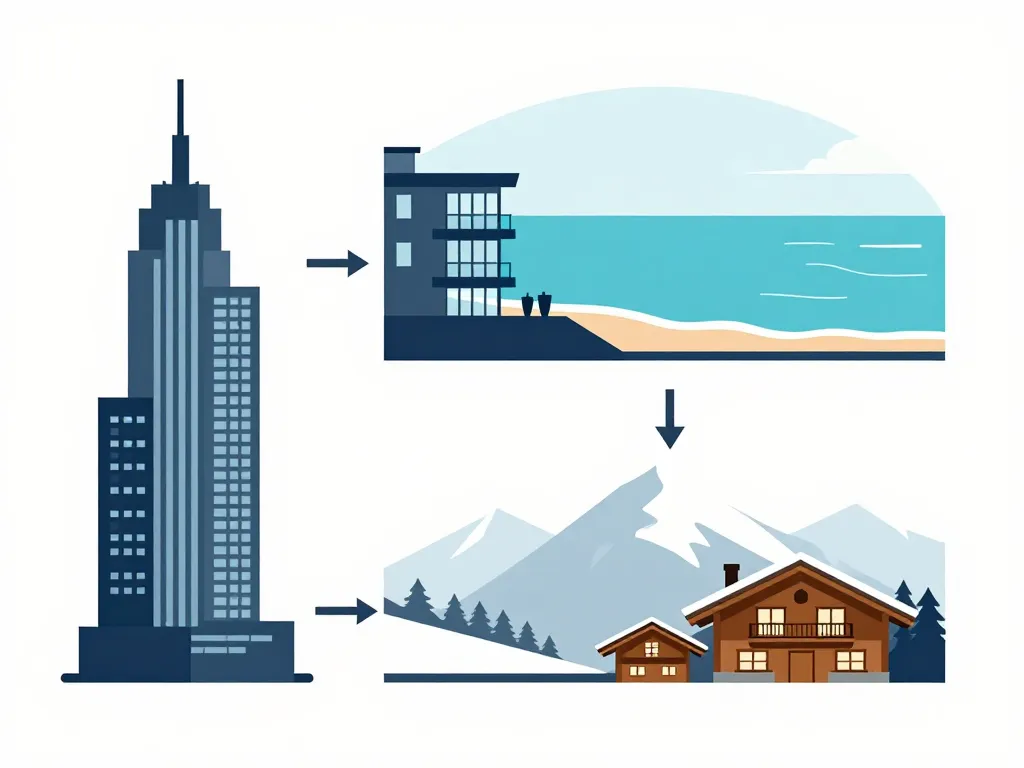 penthouse emplacements ville mer montagne