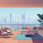 penthouse moderne terrasse panoramique vue ville