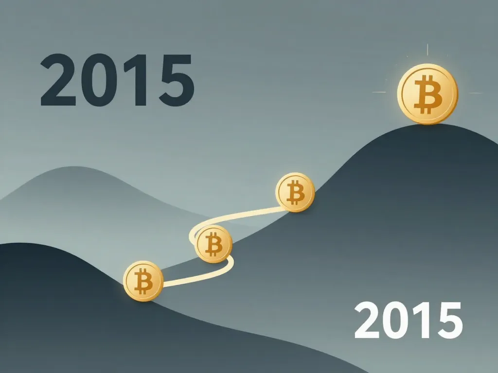 chronologie graphique prix du bitcoin en 2015
