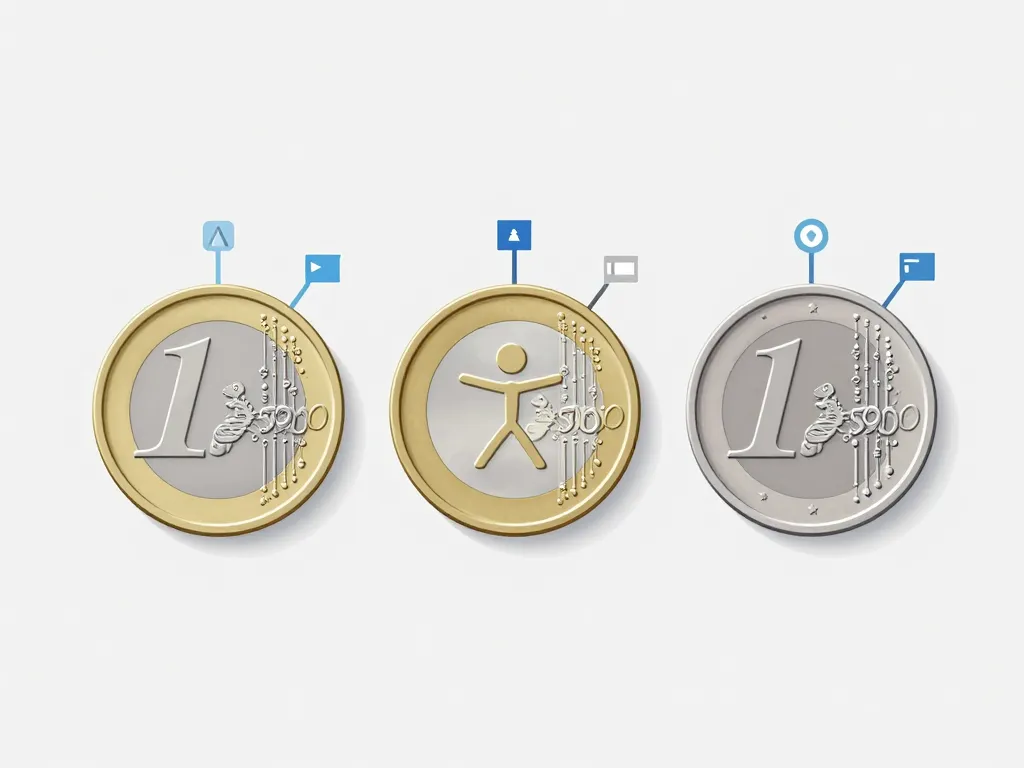 diagramme pieces 2 euro bonhomme baton identification