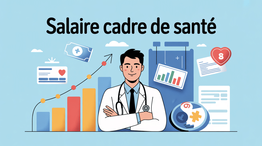 Illustration salaire cadre de santé progression secteur hospitalier