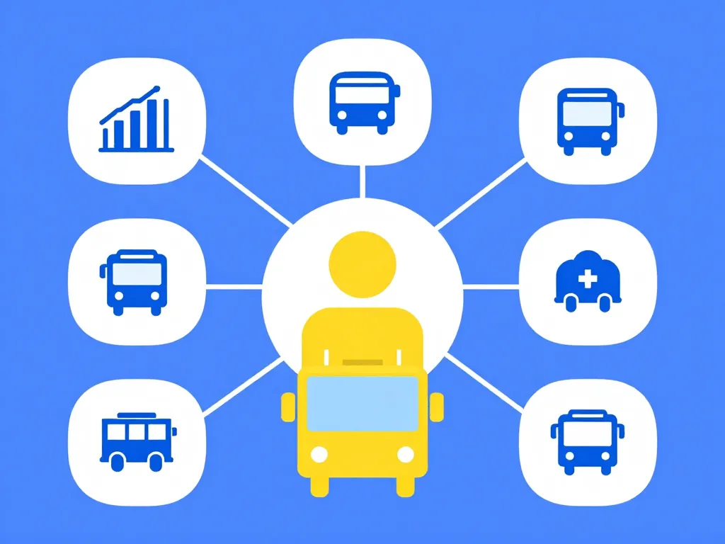 Schéma facteurs variation salaire chauffeur de bus