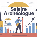 salaire d un archéologue illustration progression carrière France