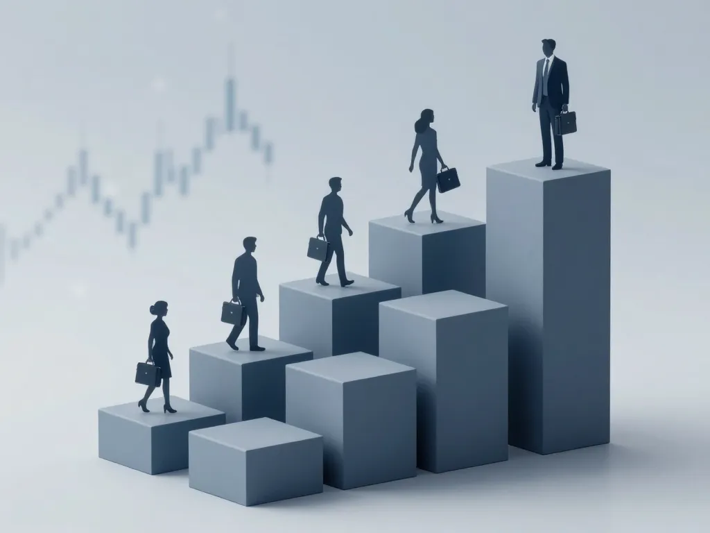 Salaire expert comptable en Suisse escalier évolution