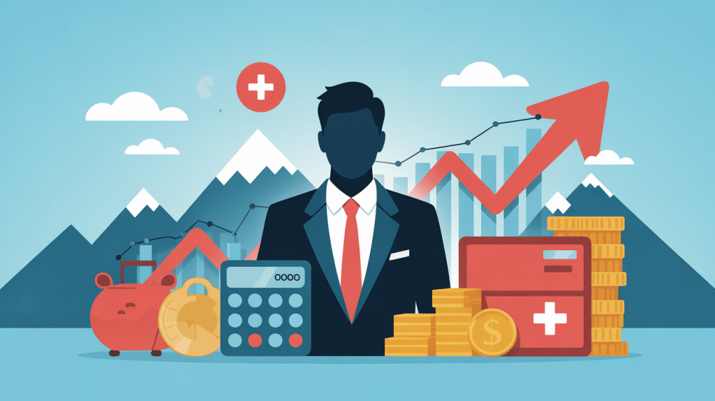 Salaire expert comptable en Suisse graphique succès