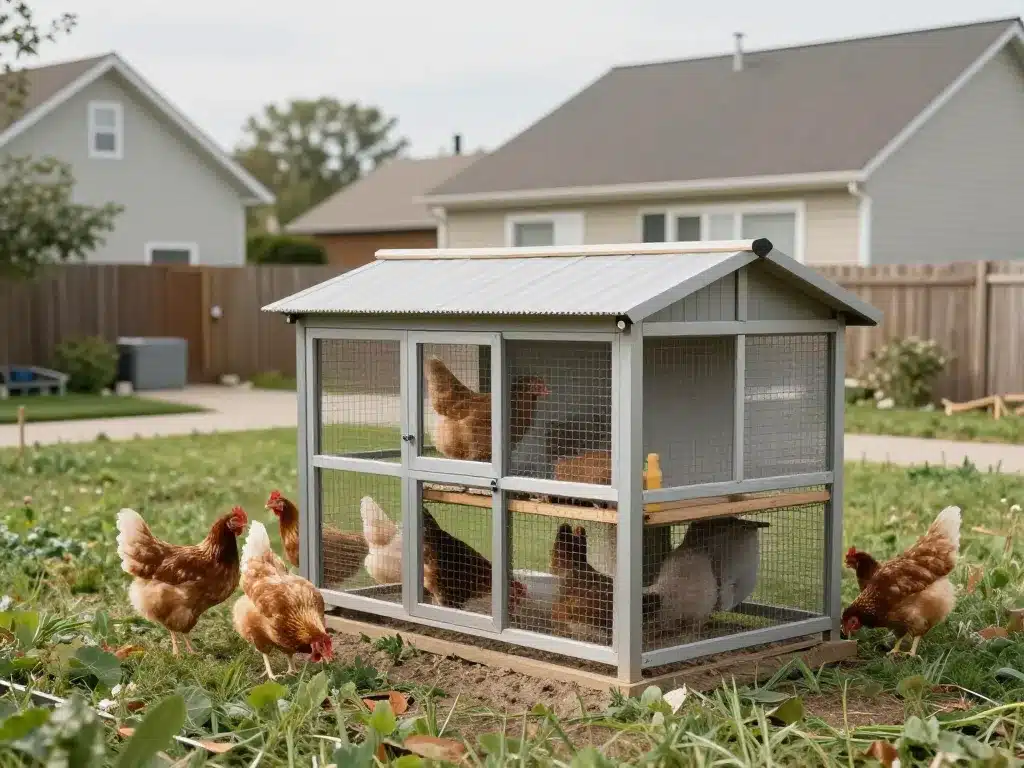 taxe sur les poules, règles poulailler particulier voisinage