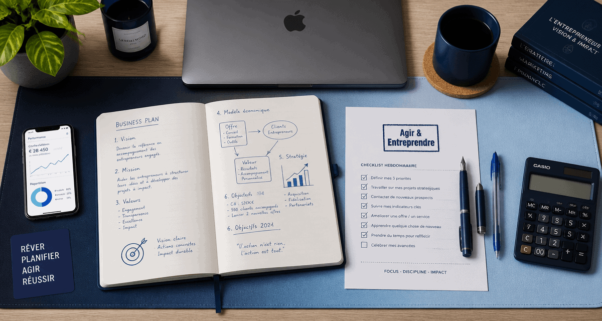 Agir et entreprendre bureau business plan checklist