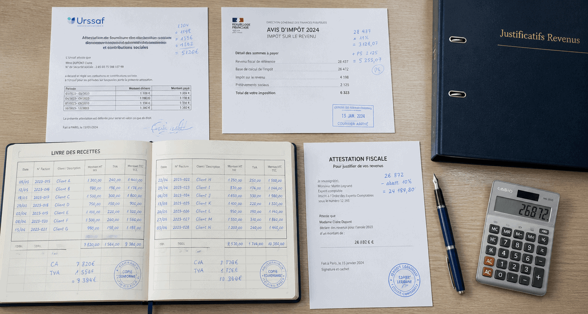 auto entrepreneur fiche de paie quatre documents justificatifs