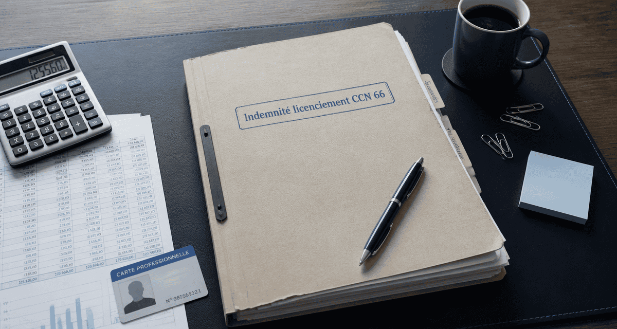 calcul indemnité licenciement convention collective 66 dossier et calculatrice