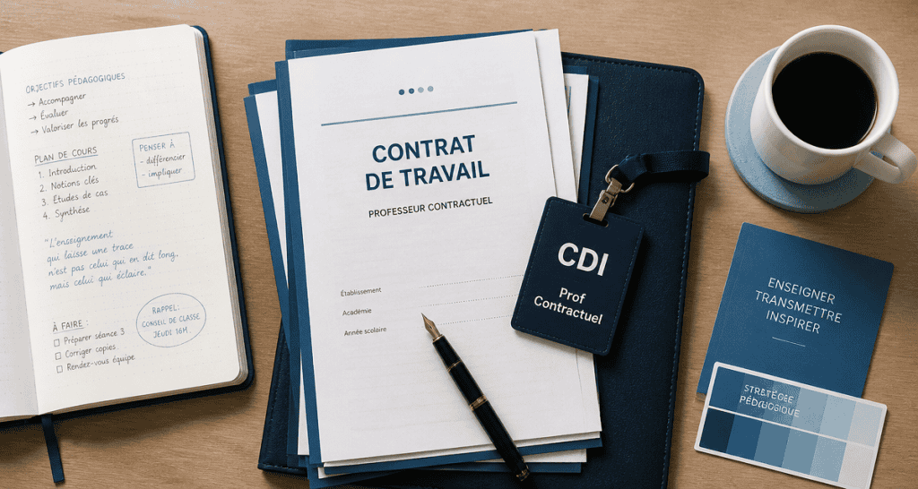 cdi prof contractuel avantages et inconvénients contrats sur bureau