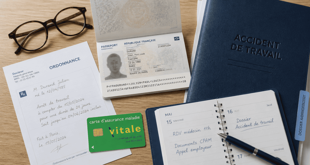 en accident de travail peut on partir en vacances dossier administratif