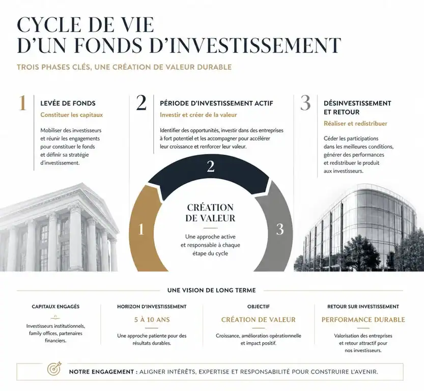 Cycle de vie d'un fonds d'investissement et gestion de fonds