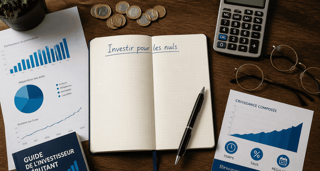 investir pour les nuls carnet et bureau