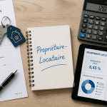je suis propriétaire et je veux louer un autre appartement, contrat et clés sur bureau