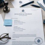 peut on modifier une donation avec usufruit documents notariés