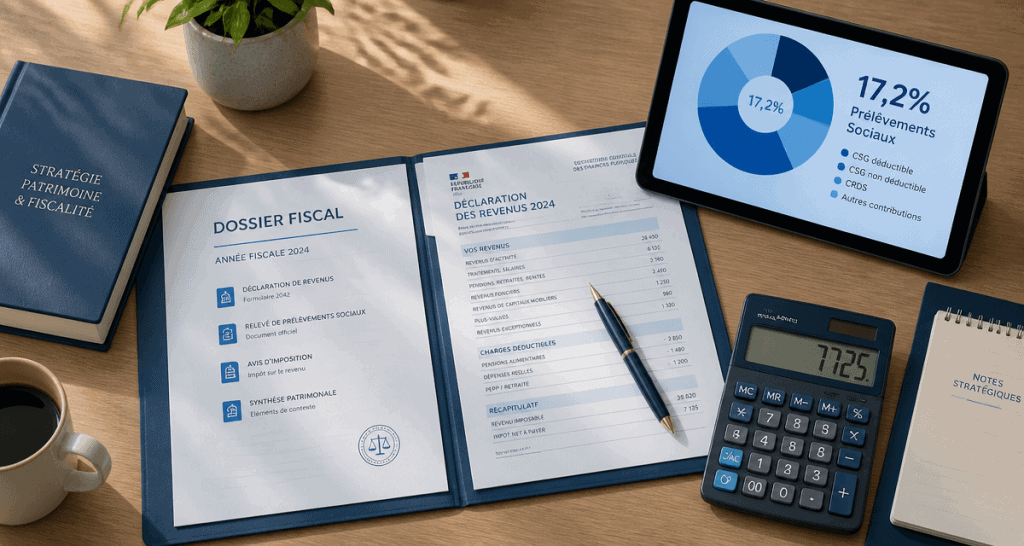 prelevement sociaux sur revenu foncier dossier graphique