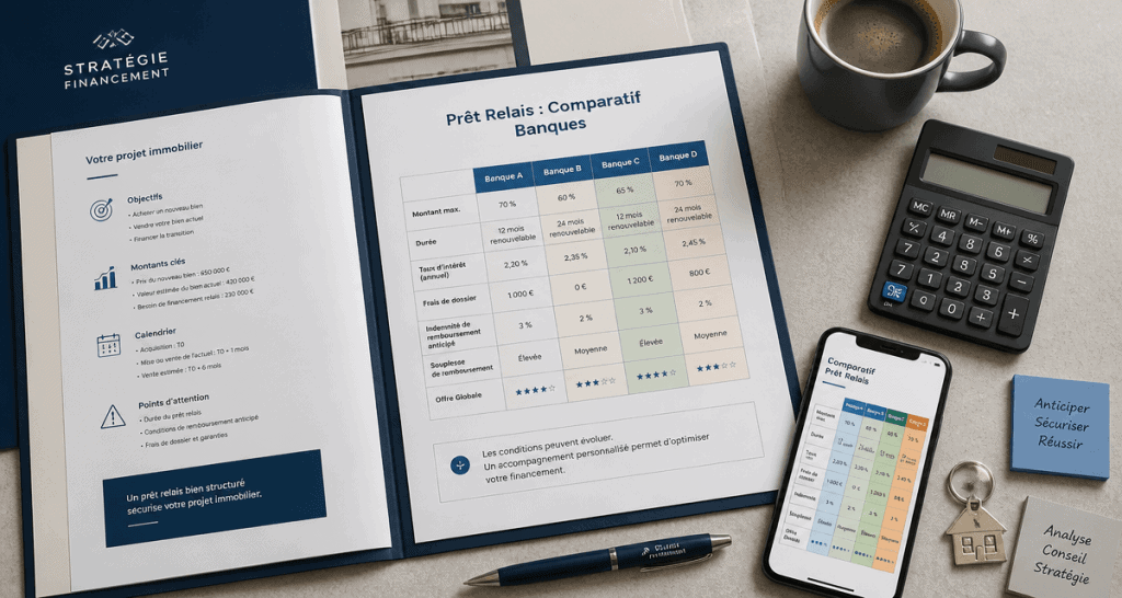 Quel est la meilleure banque pour le prêt relais dossier comparatif