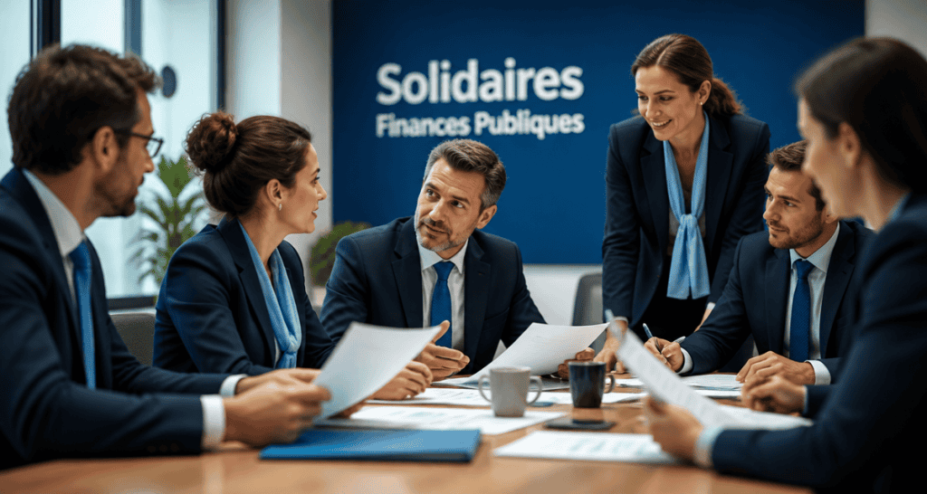 Solidaire Finances agents en réunion