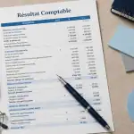 calculer le résultat comptable, bureau professionnel, document
