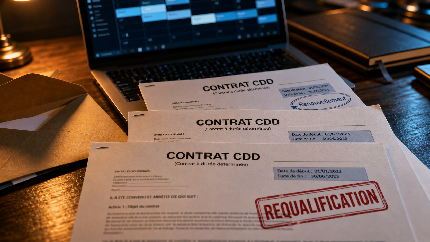 Combien de CDD avant CDI obligatoire : requalification CDD successifs