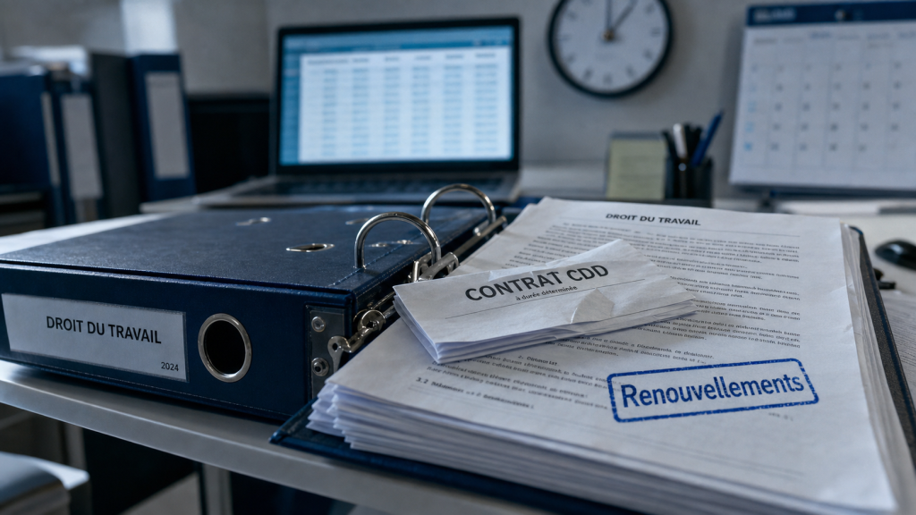 Combien de CDD maximum : 2 renouvellements et 18 mois pour éviter la requalification automatique