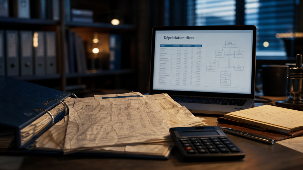 Dépréciation titres de participation : calcul valeur d’utilité et plafonnement fiscal