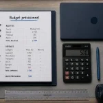 Exemple budget prévisionnel avec 3 tableaux clés