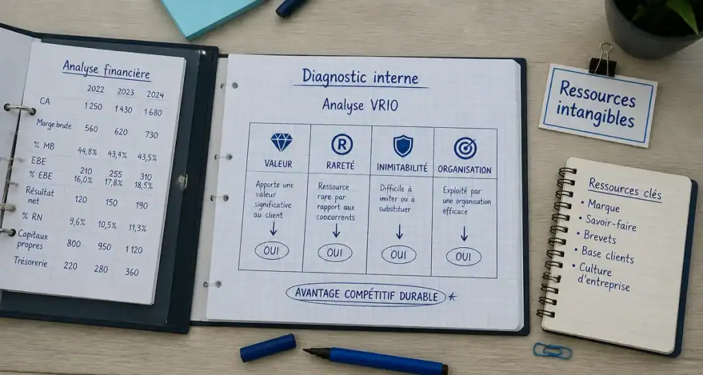 Exemple diagnostic interne pour identifier forces réelles et éviter l’angle mort stratégique