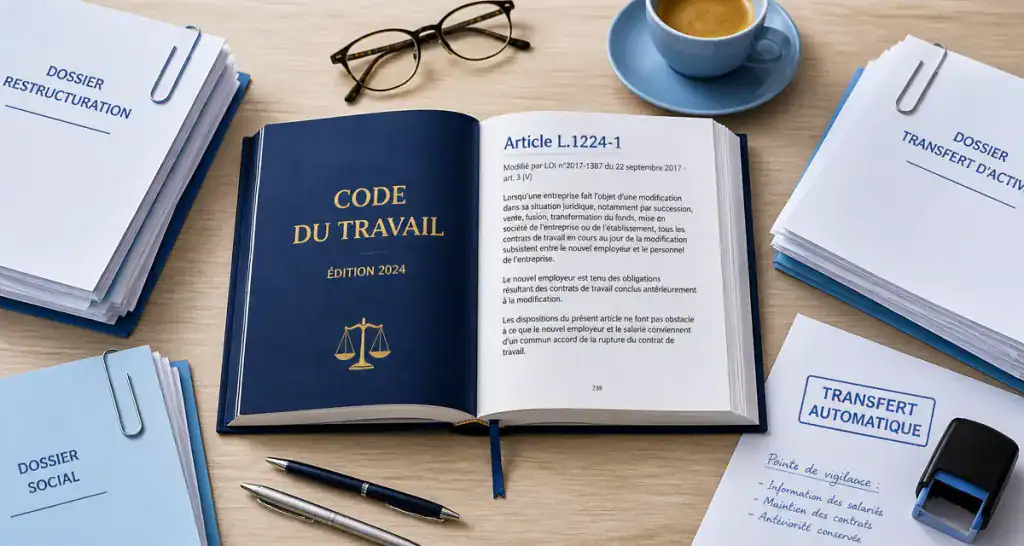 Mon patron vend son entreprise quels sont mes droits vue bureau avocat code du travail