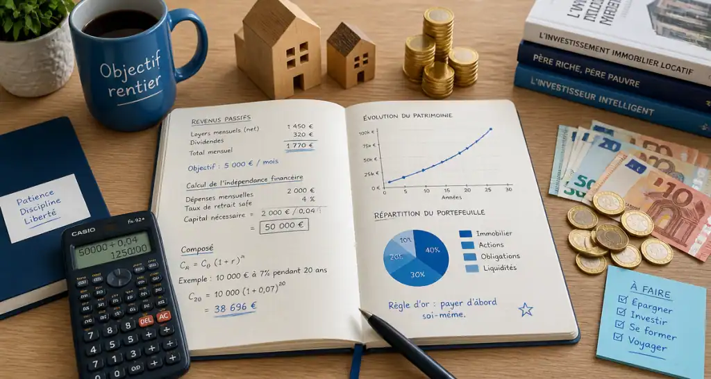 objectif rentier bureau calculs immobilier