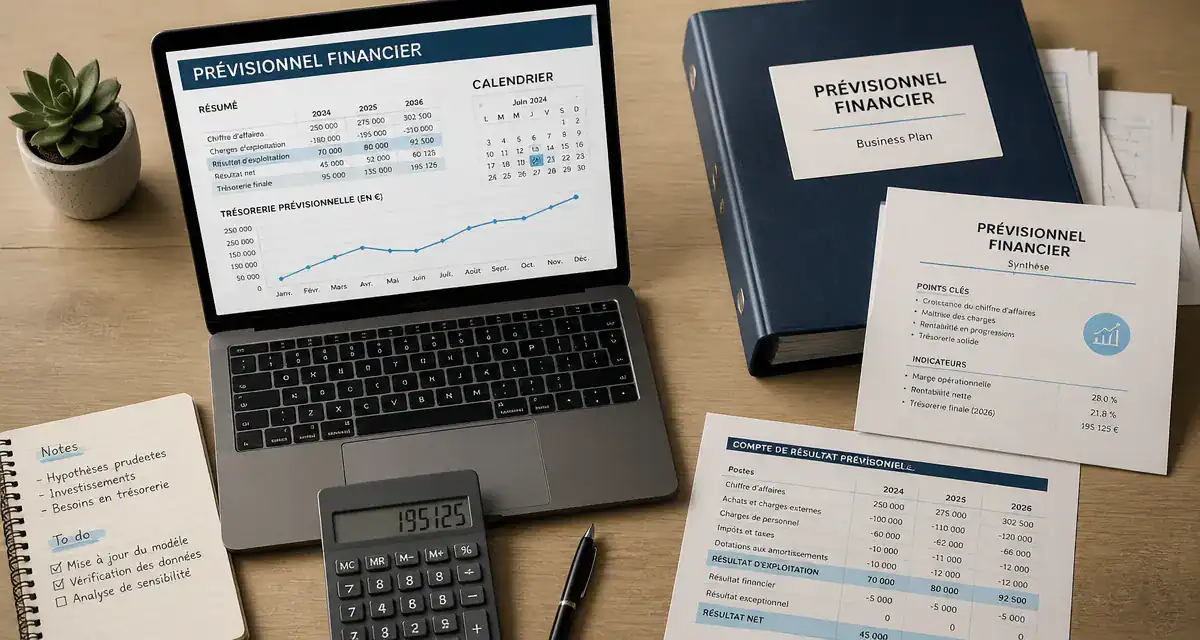 Prévisionnel gratuit : modèle Excel pour valider un projet financier