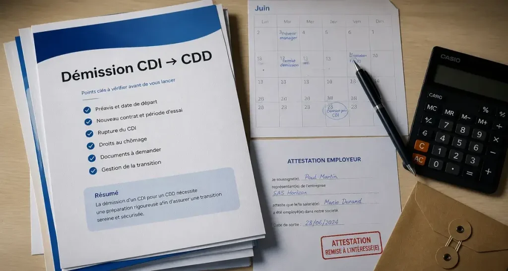 Quitter un CDI pour un CDD puis chômage : 65 jours pour sécuriser vos droits