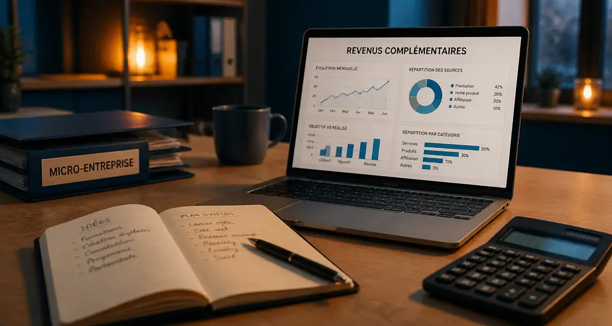 Revenus complémentaires : bureau, calcul et stratégies pour sécuriser le budget