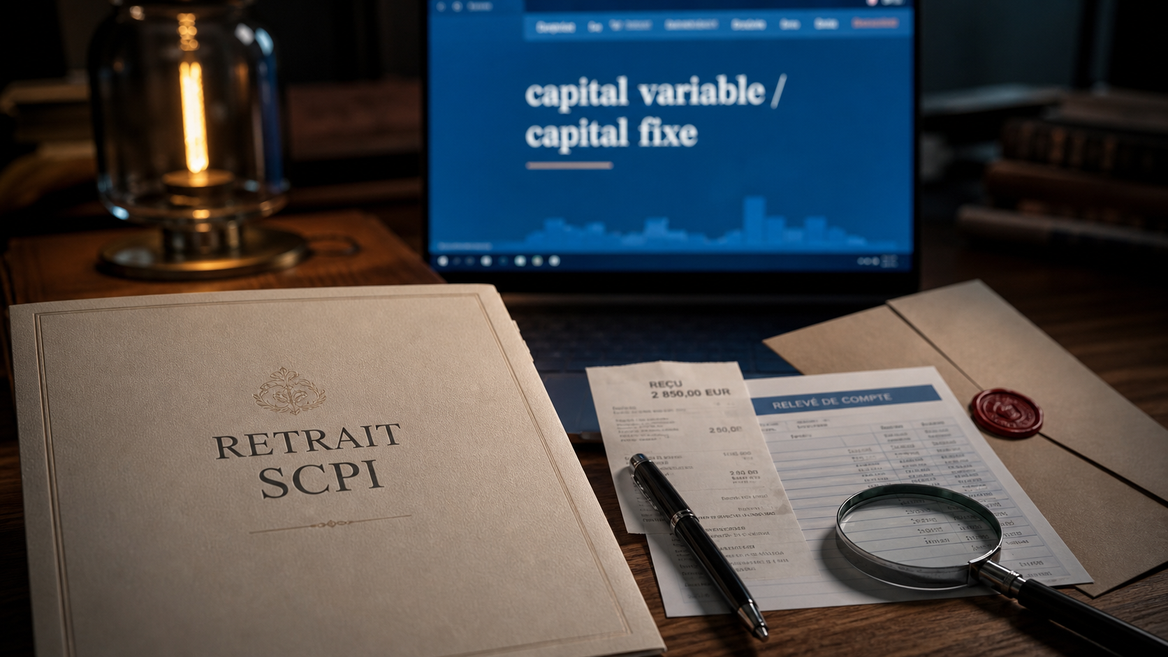 Vendre SCPI : dossier retrait, fiscalité et capital