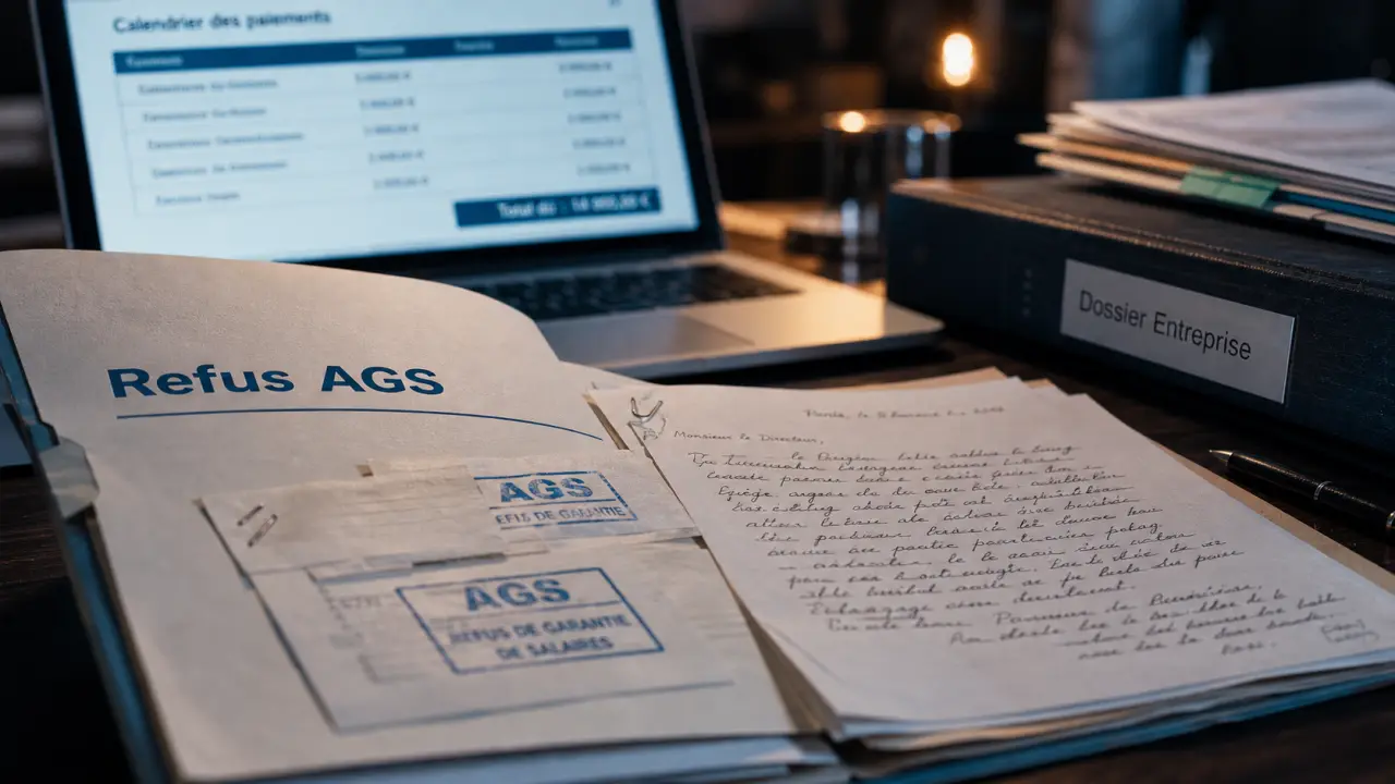 AGS refuse de payer : dossier, documents et recours à activer