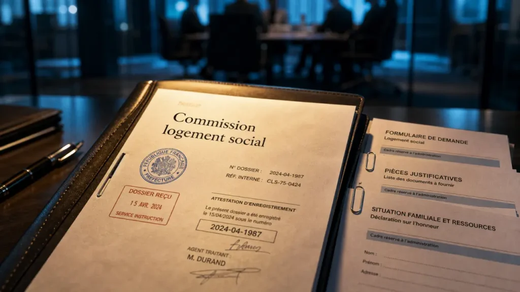 Commission logement social : dossiers, cotation et décision