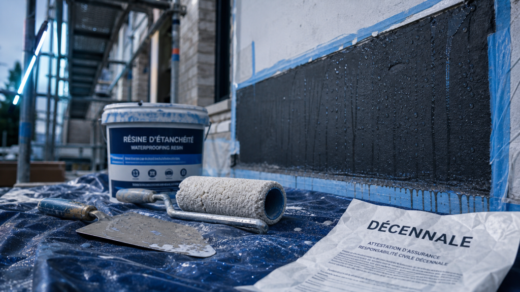 Décennale peintre : preuve d’assurance pour peinture de façade et étanchéité