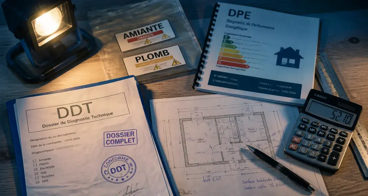 Diagnostic immobilier yvelines : DDT conforme, dossier DPE et amiante