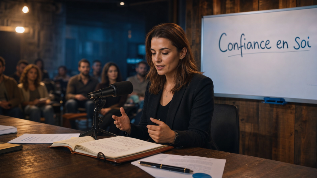 Formation confiance en soi en studio : prise de parole et confiance