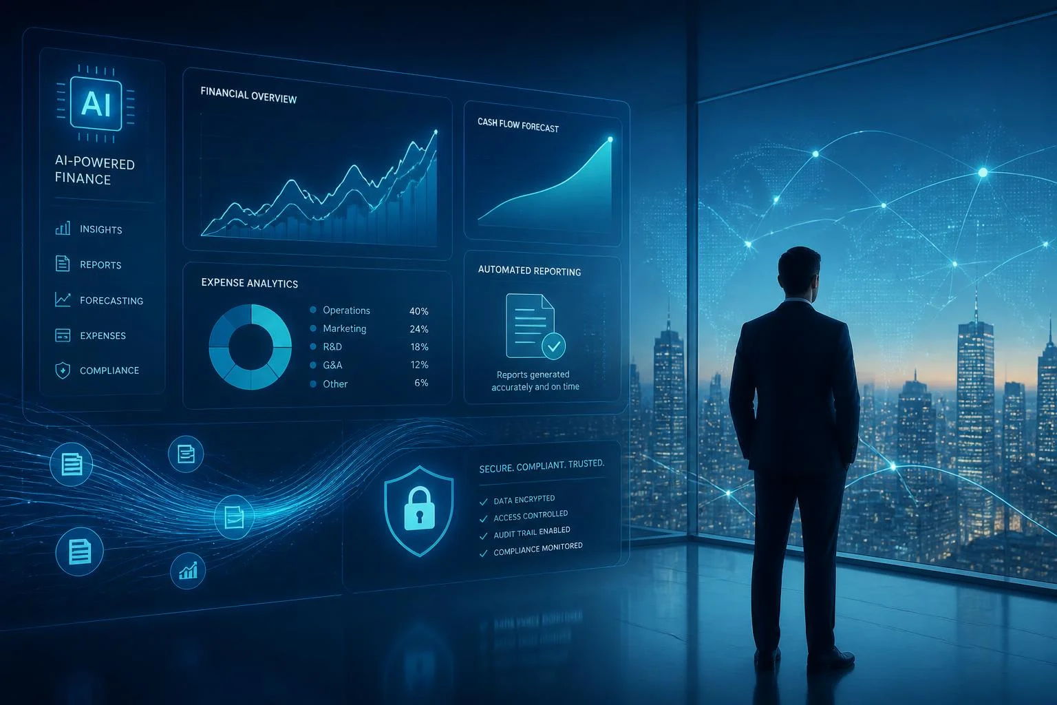 IA en finance d’entreprise : reporting et dépenses