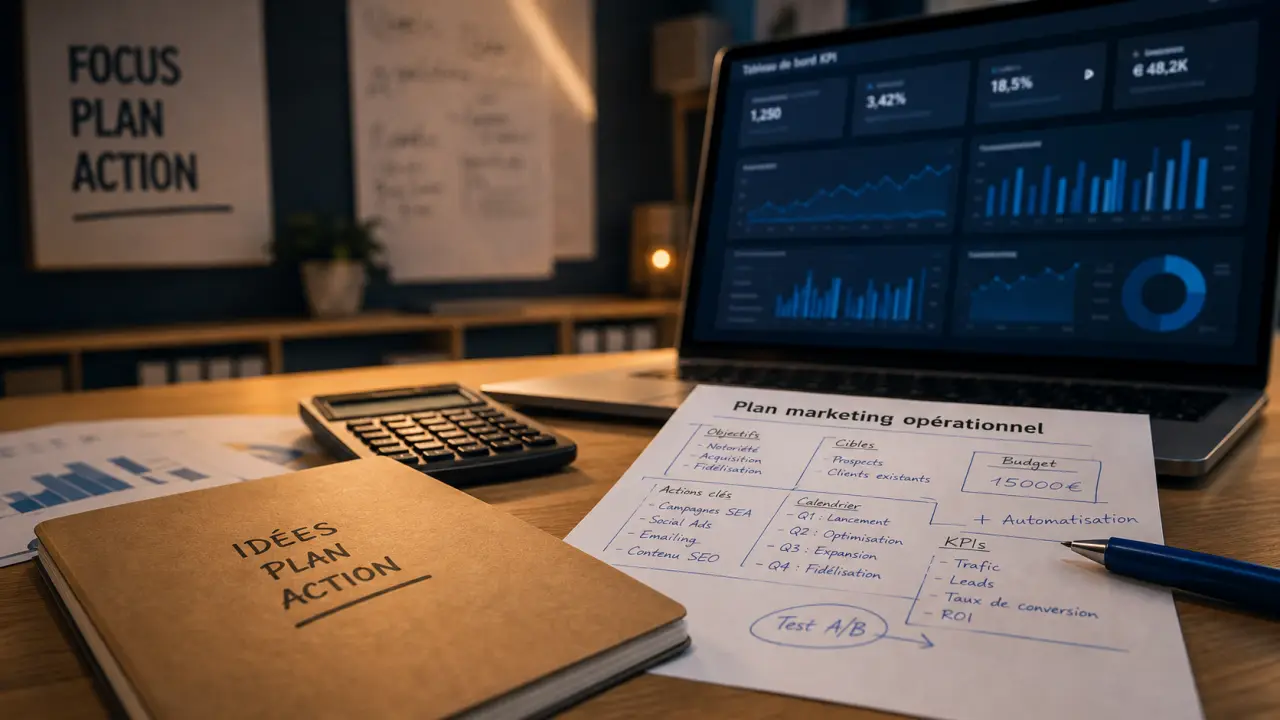 Marketing opérationnel : plan marketing vers ventes, produit prix communication distribution