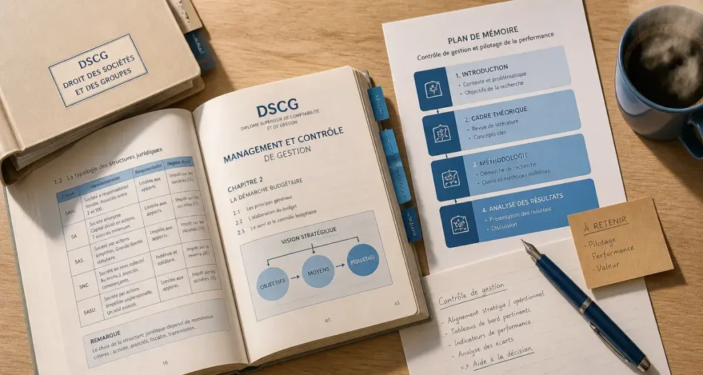 Mémoire DSCG exemple : plan UE7, sujets et erreurs à éviter